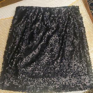 American Rag..Black Sequin Mini Skirt..Size M